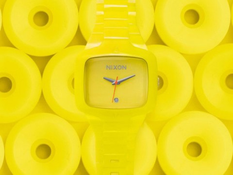 Nixon Fluro Rubber Player - Grapefruit Yellow