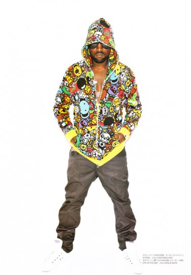 BAPE Jaro 2010 / Lookbook by Kanye West (http://www.stylehunter.cz)