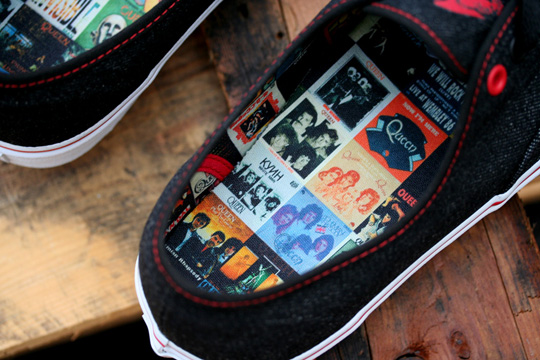 Vans x Queen / Džínsové kecky typu Authentic (http://www.stylehunter.cz)