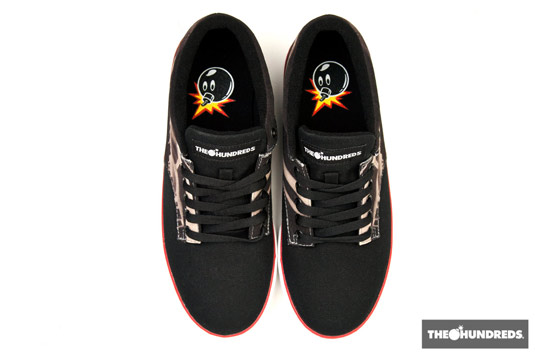 The Hundreds x Jun Cha - Johnson Mid / Pokreslené tenisky The Hundreds (http://www.stylehunter.cz)