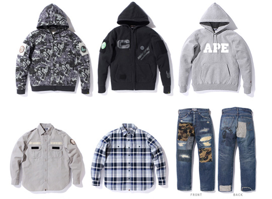 A Bathing Ape jaro 2011 / Kompletní znění kolekce (http://www.stylehunter.cz)