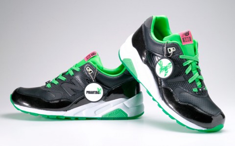 New Balance x PHANTACi / Černozelené kecky MT580 Green Hornet