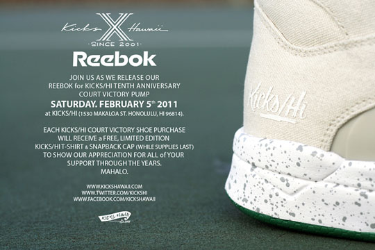 Reebok x Kicks/Hi / Oslava deseti let od vzniku shopu (http://www.stylehunter.cz)