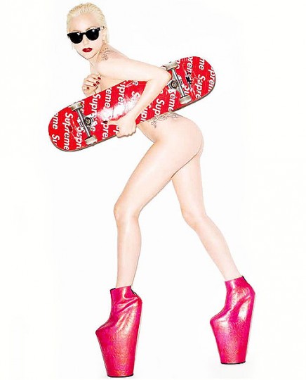 Supreme x Lady Gaga / Photos by Terry Richardson  (http://www.stylehunter.cz)