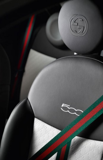 Fiat 500 by Gucci / Auto roku navržené v dílně Gucci (http://www.stylehunter.cz)