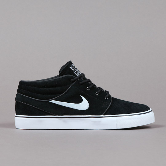 Nike SB Stefan Janoski Mid / Klasika v černém (http://www.stylehunter.cz)