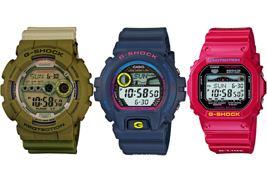 G-Shock Japan / Dubnová nálož digitálek  