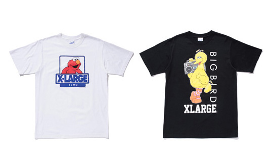 Trika Sesame Street x XLarge / Zpět do dětských let