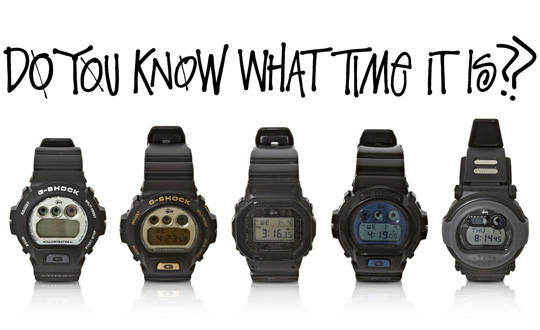 A History of Stussy x G-Shock / Rekapitulace všech watches