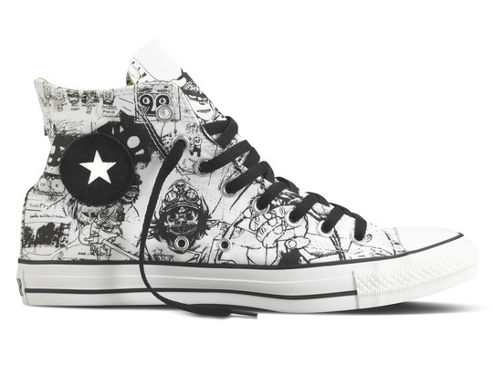 Converse x Gorillaz jaro 2012 / Šoubyznys teniskám svědčí (http://www.stylehunter.cz)