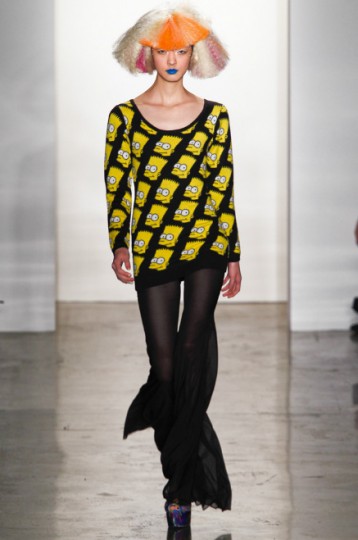 Jeremy Scott x The Simpsons podzim/zima 2012 - V zajetí žluté rodinky (http://www.stylehunter.cz)