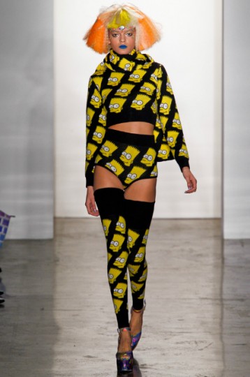 Jeremy Scott x The Simpsons podzim/zima 2012 - V zajetí žluté rodinky (http://www.stylehunter.cz)