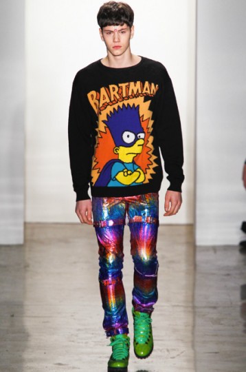 Jeremy Scott x The Simpsons podzim/zima 2012 - V zajetí žluté rodinky (http://www.stylehunter.cz)