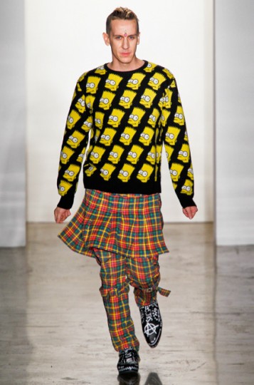 Jeremy Scott x The Simpsons podzim/zima 2012 - V zajetí žluté rodinky (http://www.stylehunter.cz)