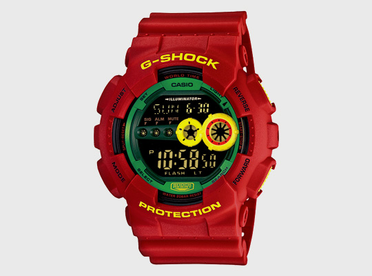 G-Shock kolekce Rastafarian / Výrazná ozdoba zápěstí