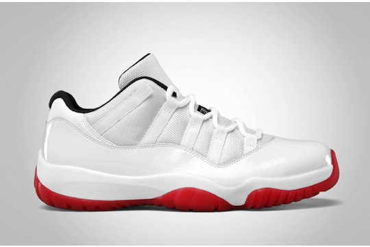 Tenisky Air Jordan 11 Low White/Varsity Red