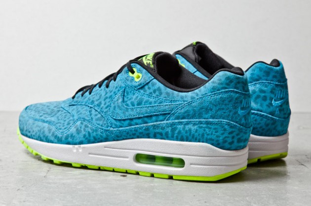 Nike Air Max 1 FB Blue Leopard / Trochu jiný animal print (http://www.stylehunter.cz)