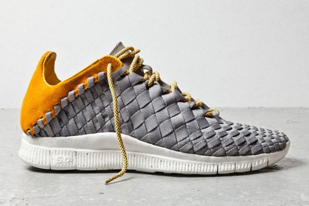 Nike Free Inneva Woven / Colorway Grey/Laser Orange